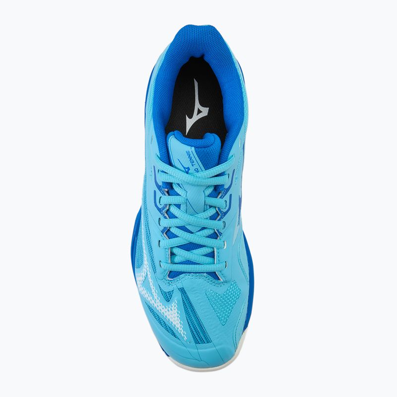 Buty do tenisa damskie Mizuno Wave Exceed Light 2 AC river blue/white/mugen blue 5