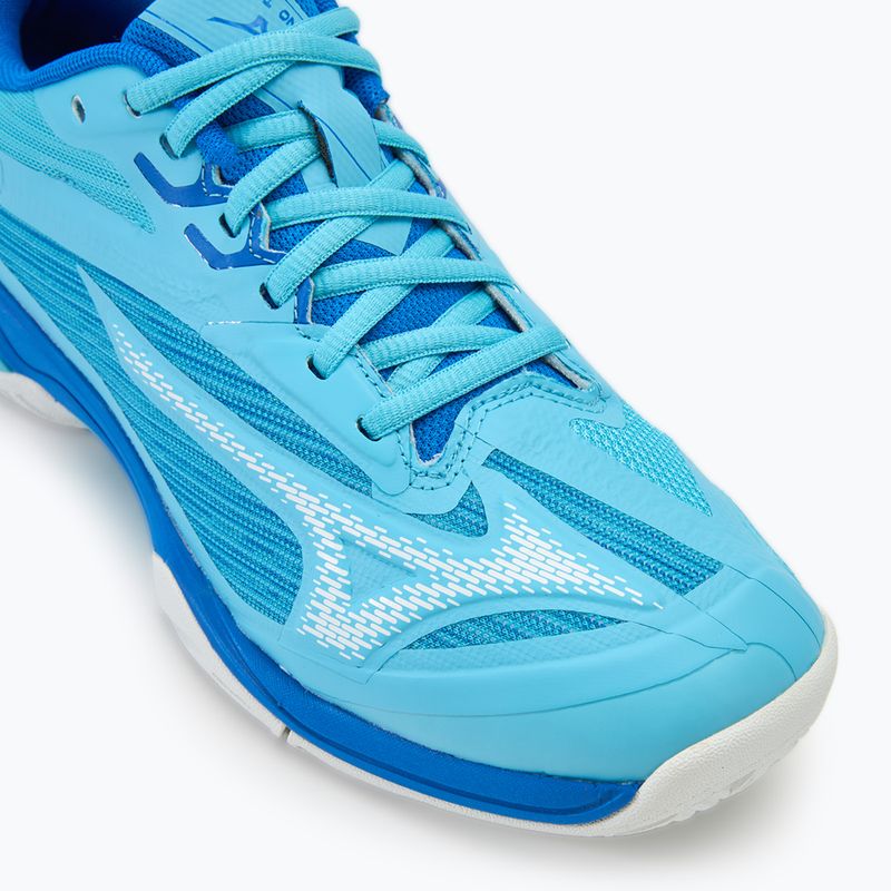 Buty do tenisa damskie Mizuno Wave Exceed Light 2 AC river blue/white/mugen blue 7