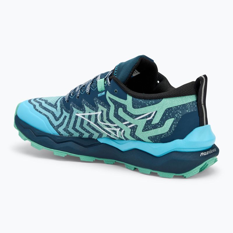 Buty do biegania damskie Mizuno Wave Daichi 8 dusty jade green/ white/ river blue 3