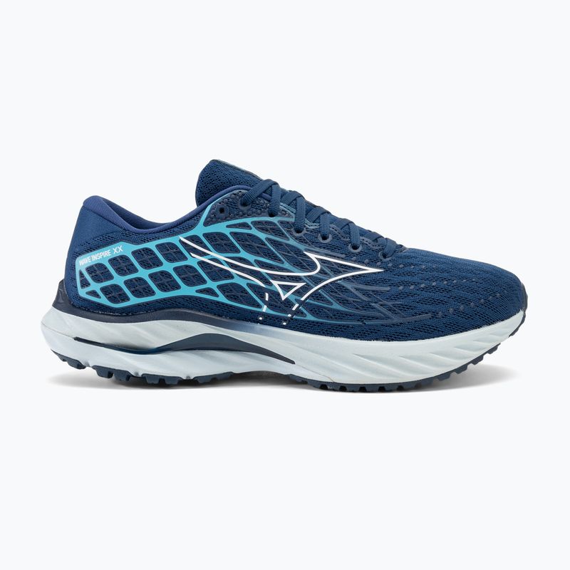 Buty do biegania męskie Mizuno Wave Inspire 20 estate blue/white/river blue 2