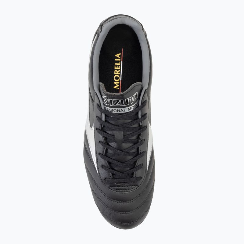 Buty piłkarskie Mizuno Morelia II Pro MD black/galaxy silver/dark shadow 5