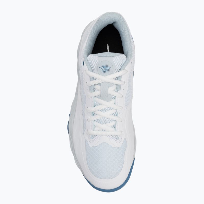 Buty do tenisa damskie Mizuno Wave Enforce Court CC W white/ parisian blue/ plein air 5