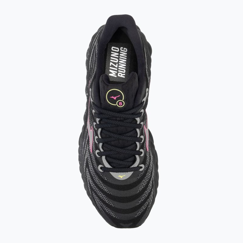 Buty do biegania męskie Mizuno Wave Sky 8 black/silver/pink tetra 5