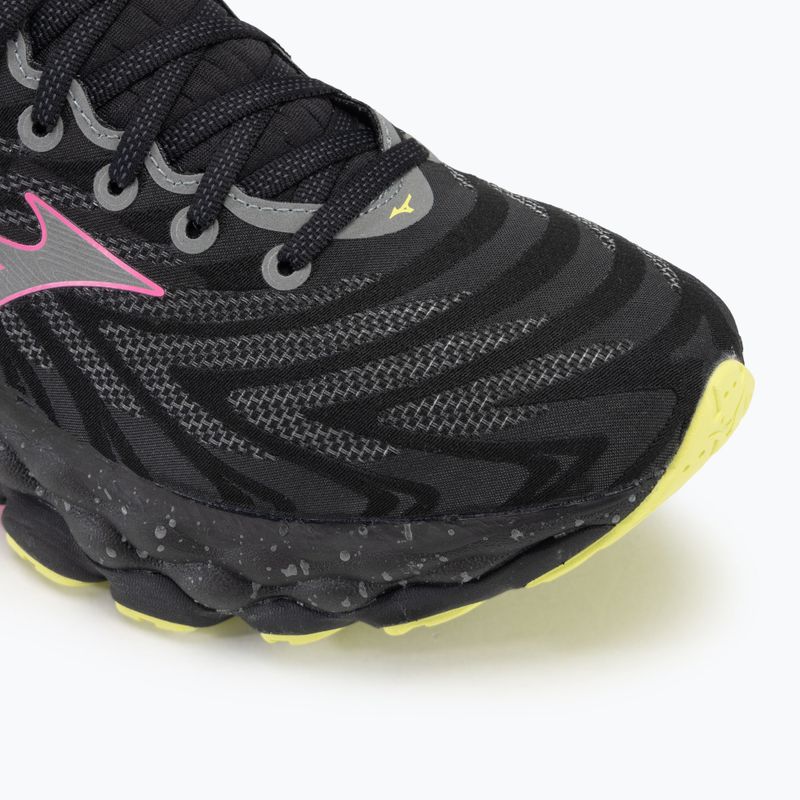 Buty do biegania męskie Mizuno Wave Sky 8 black/silver/pink tetra 7