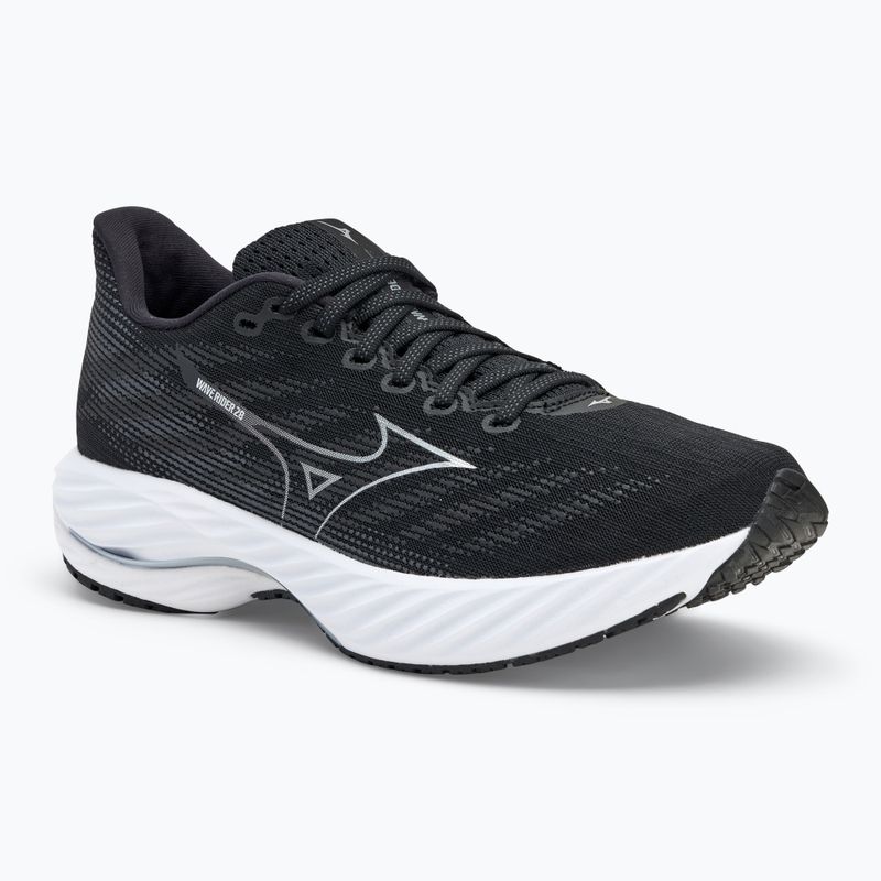 Buty do biegania męskie Mizuno Wave Rider 28 black/silver/ebony