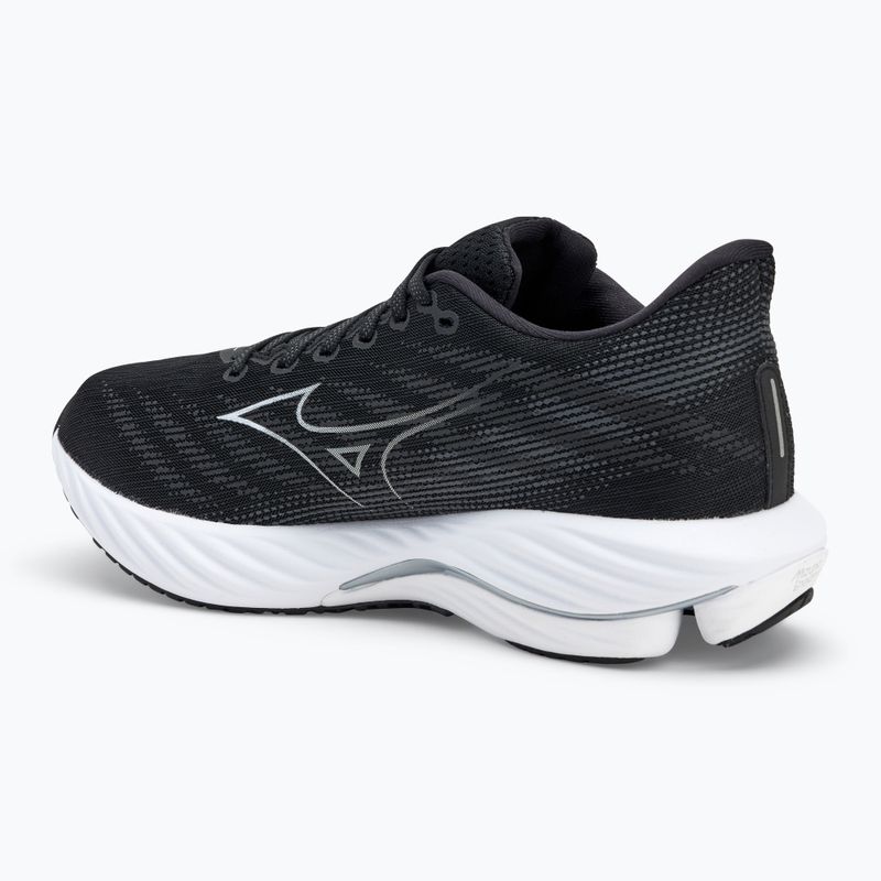 Buty do biegania męskie Mizuno Wave Rider 28 black/silver/ebony 3