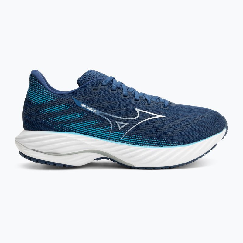 Buty do biegania męskie Mizuno Wave Rider 28 estate blue/white/river blue 2