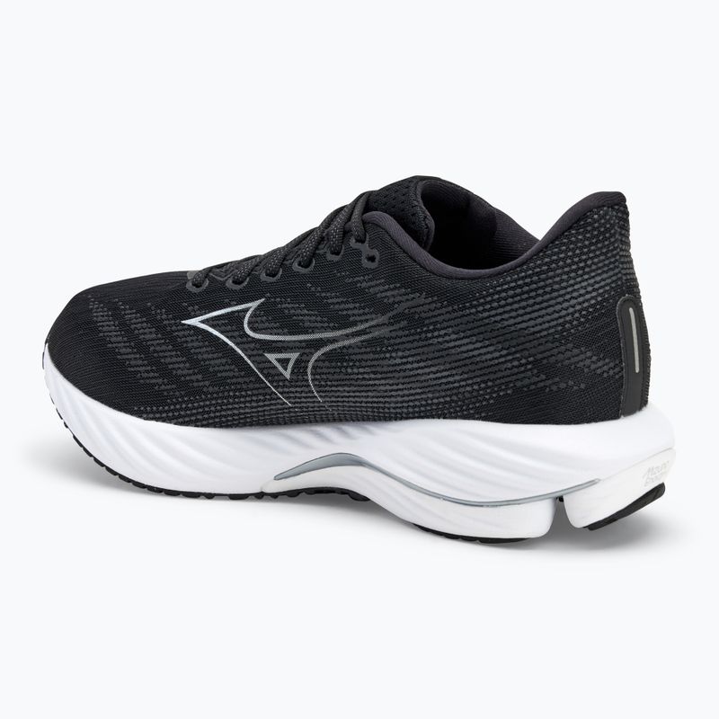 Buty do biegania męskie Mizuno Wave Rider 28 2E black/silver/ebony 3