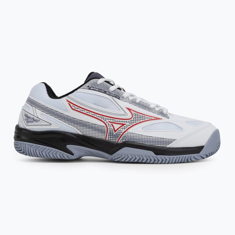Buty do padla męskie Mizuno Break Shot 4 Padel white/salsa/aleutian 2