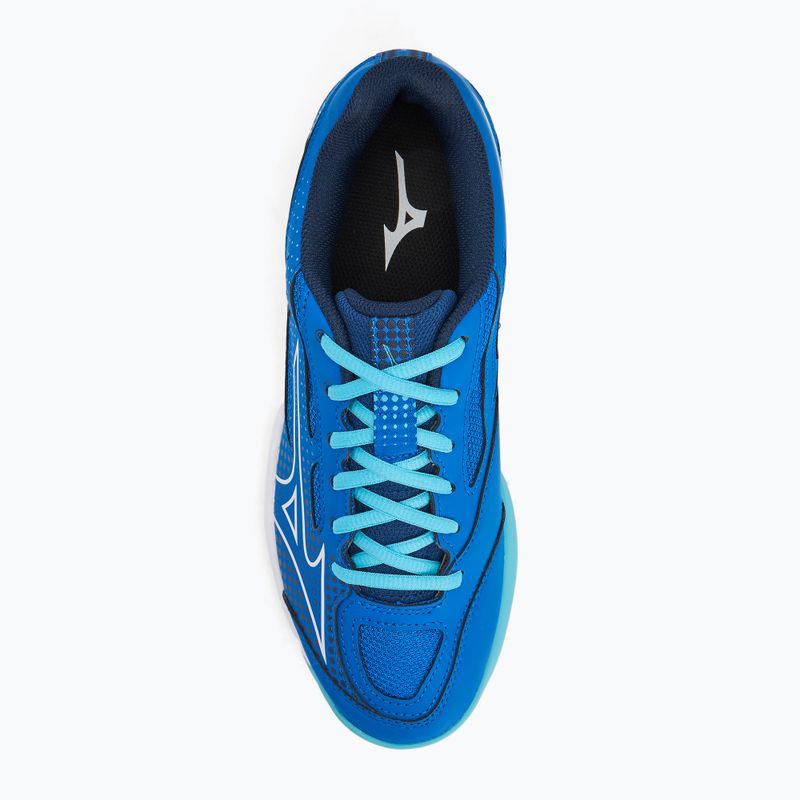 Buty do tenisa dziecięce Mizuno Exceed Star CC mugen blue/ white/ river blue 5