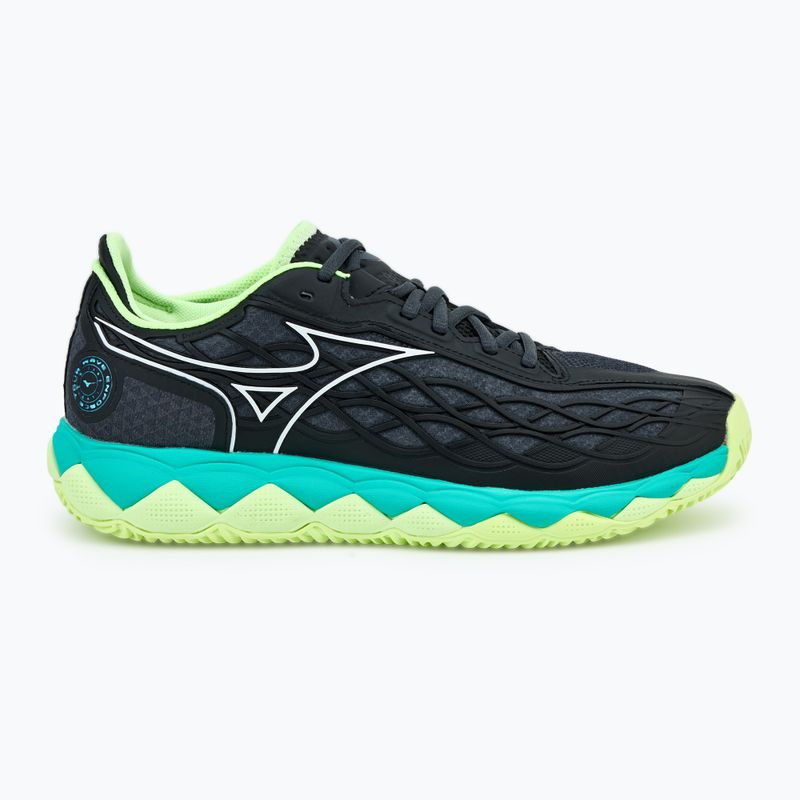Buty do tenisa męskie Mizuno Wave Enforce Tour CC black/white/mizuno neo lime 2