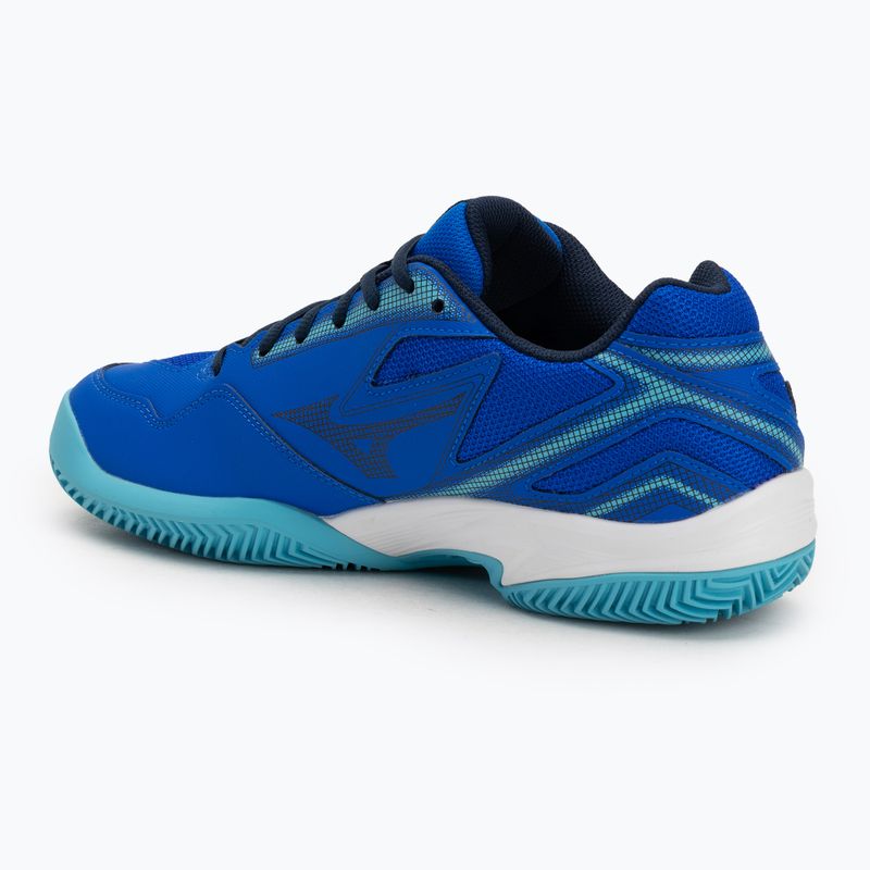 Buty do tenisa Mizuno Break Shot 4 CC mugen blue/ white/ river blue 3