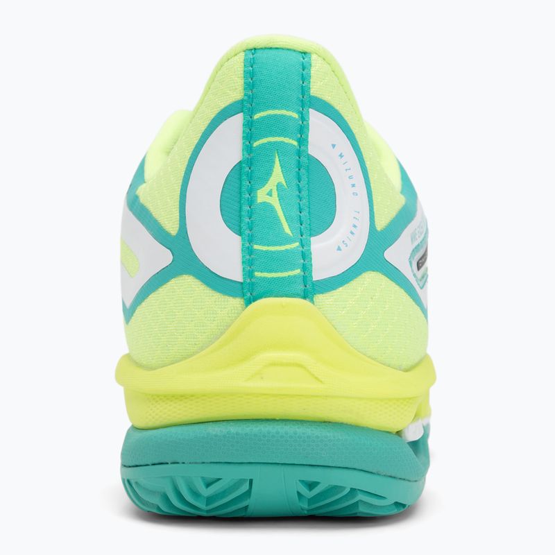 Buty do tenisa damskie Mizuno Wave Exceed Tour 6 CC W white/black/mizuno neo lime 6