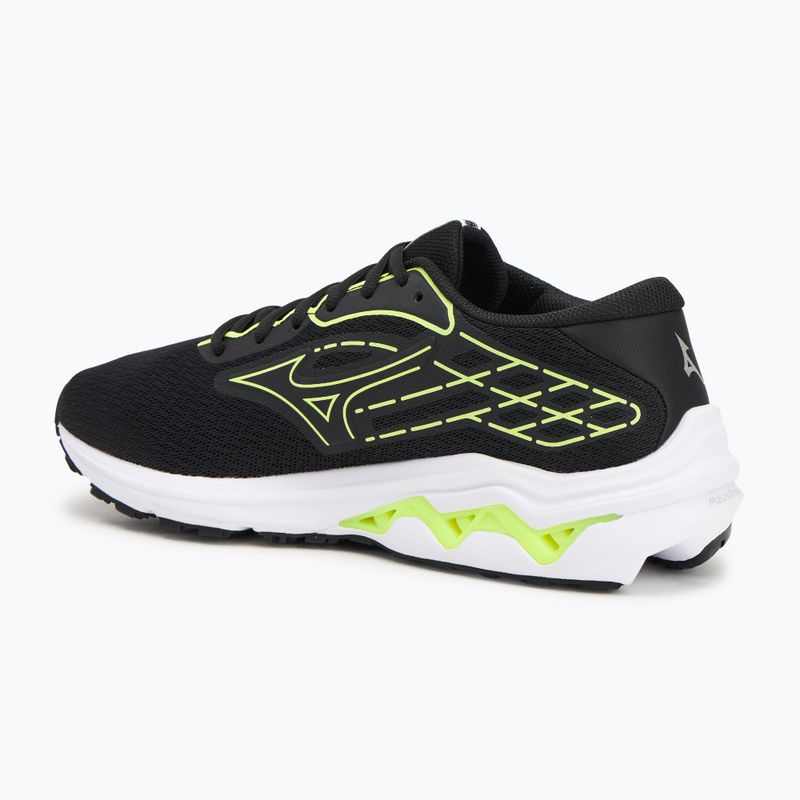 Buty do biegania męskie Mizuno Wave Equate 8 black/white/mizuno neo lime 3