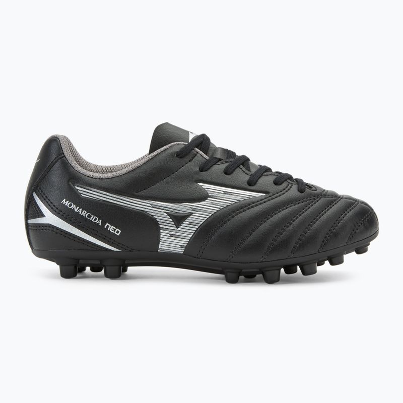 Buty piłkarskie dziecięce Mizuno Monarcida Neo III Select FG black/silver 2