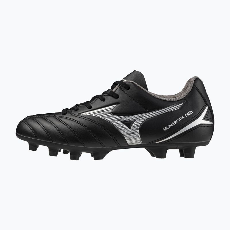 Buty piłkarskie dziecięce Mizuno Monarcida Neo III Select FG black/silver 8