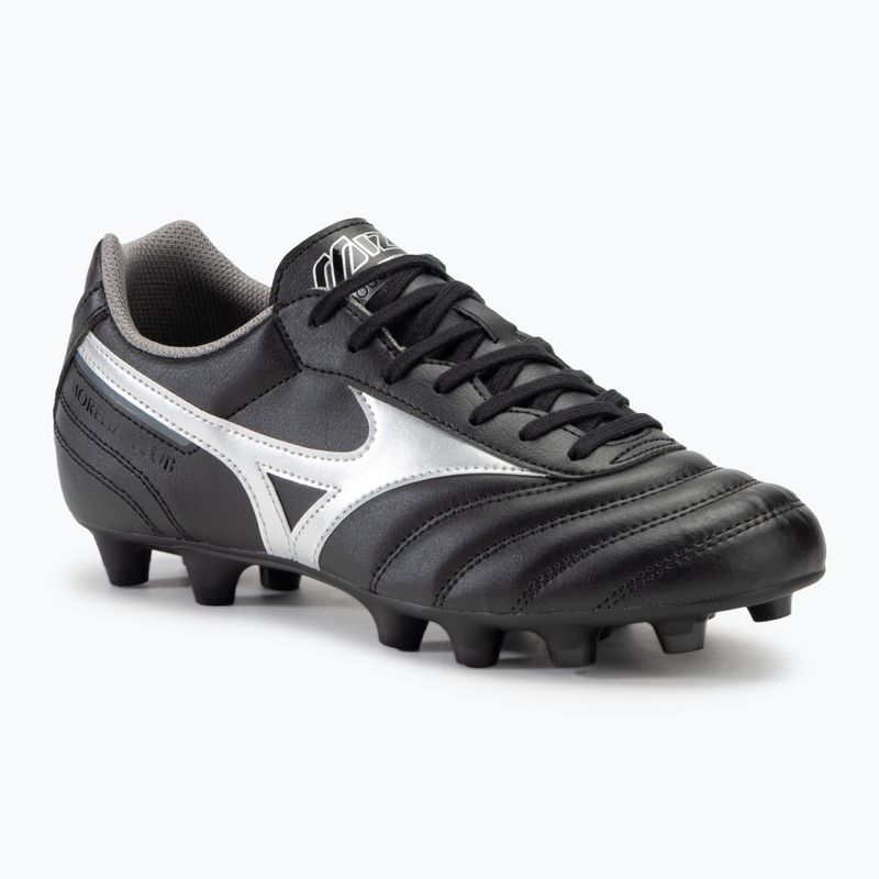 Buty piłkarskie męskie Mizuno Morelia II Club FG black/galaxy silver/dark shadow