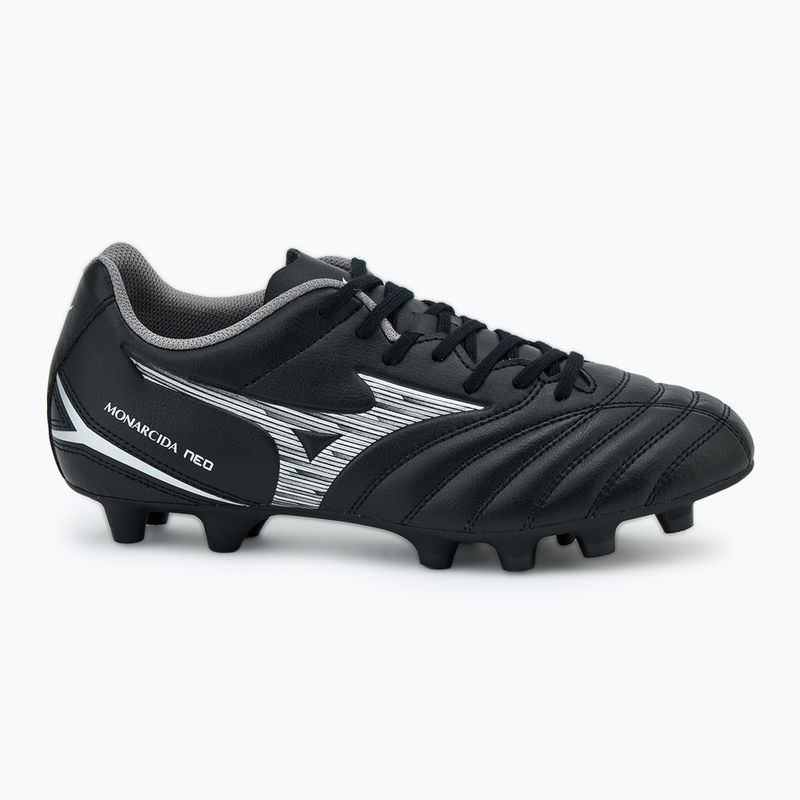Buty piłkarskie Mizuno Monarcida Neo III Select FG black/silver 2