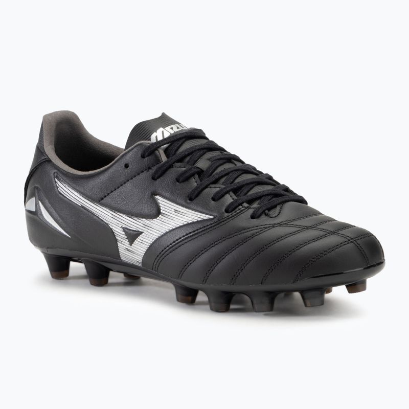 Buty piłkarskie męskie Mizuno Morelia Neo IV Pro FG black/galaxy silver