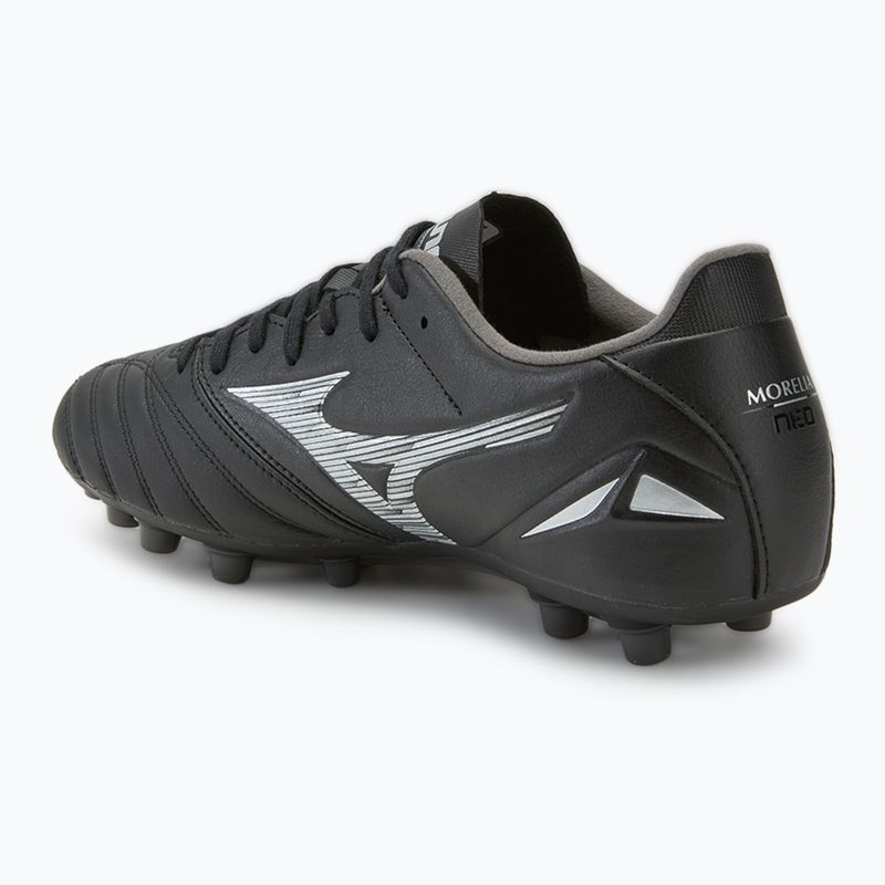 Buty piłkarskie Mizuno Morelia Neo IV Pro AG black/galaxy silver 3