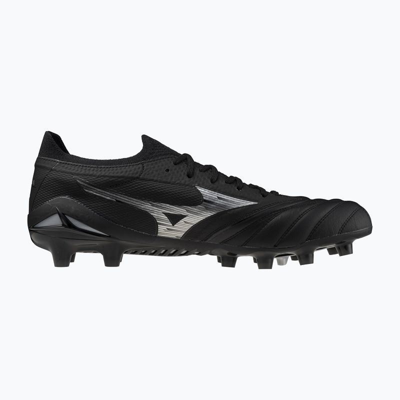 Buty piłkarskie męskie Mizuno Morelia Neo IV β Elite FG black/galaxy silver 9