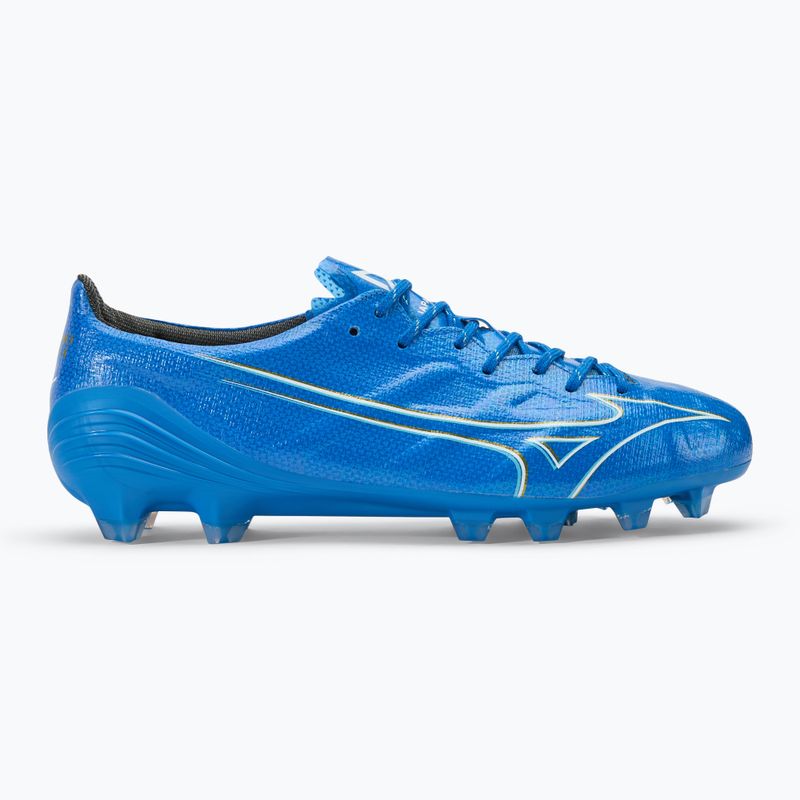 Buty piłkarskie męskie Mizuno α Japan FG white/laser blue/gold 2