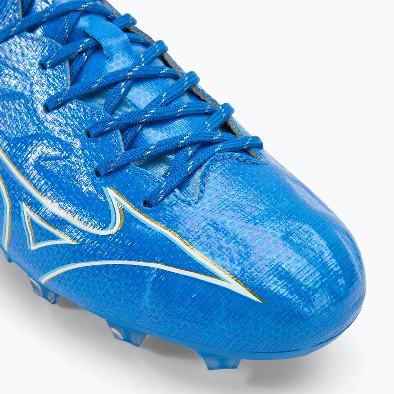 Buty piłkarskie męskie Mizuno α Japan FG white/laser blue/gold 7