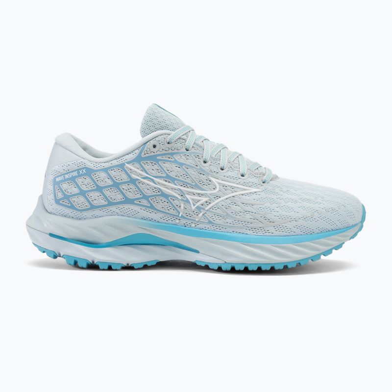 Buty do biegania damskie Mizuno Wave Inspire 20 plein air/white/river blue 2