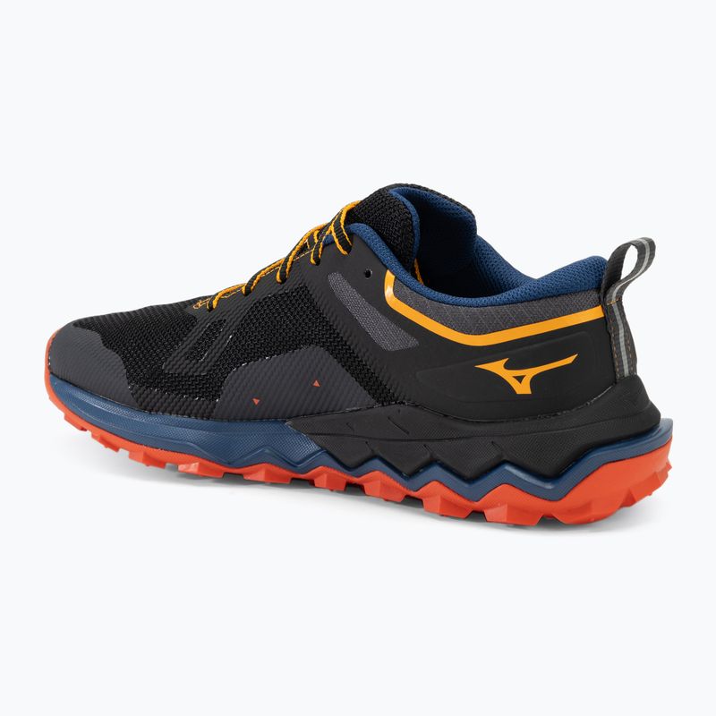 Buty do biegania męskie Mizuno Wave Ibuki 4 ebony/white/spicy orange 3