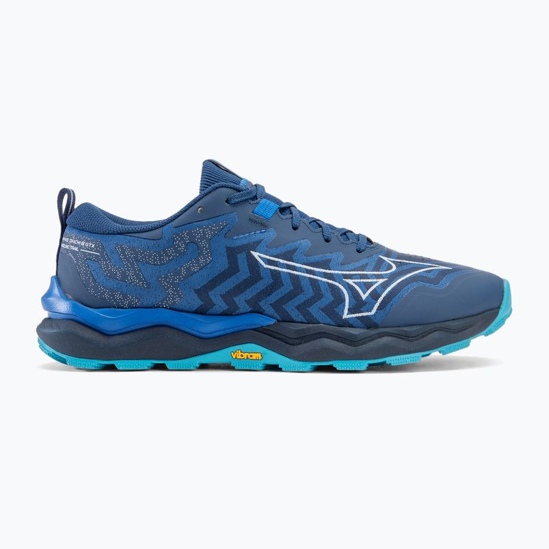 Buty do biegania męskie Mizuno Wave Daichi 8 GTX classic blue/ white/ pageant blue 2