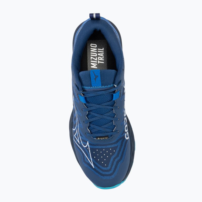 Buty do biegania męskie Mizuno Wave Daichi 8 GTX classic blue/ white/ pageant blue 5