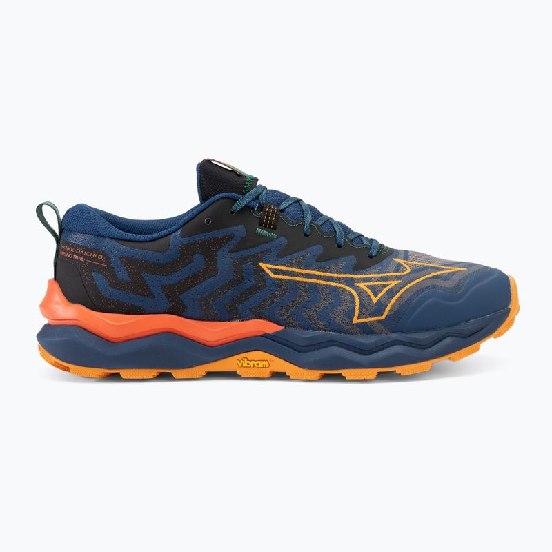 Buty do biegania męskie Mizuno Wave Daichi 8 estate blue/ apricot/ spicy orange 2