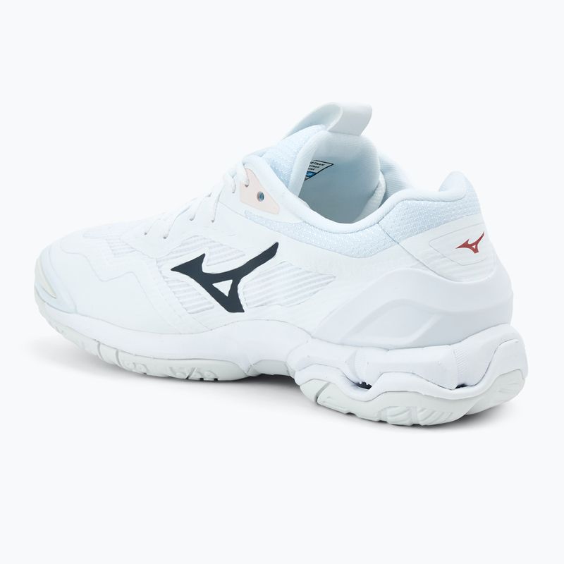 Buty do piłki ręcznej damskie Mizuno Wave Stealth 6 white/aleutian/cloud pink 3