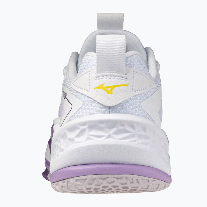 Buty do piłki ręcznej Mizuno Wav Stealth Neo 2 white/navy peony/peach parfait 3
