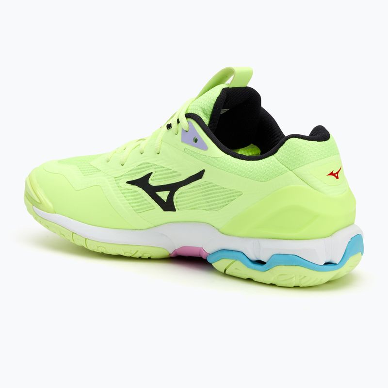 Buty do piłki ręcznej Mizuno Wave Stealth 6 neo lime/black/splish splash 3