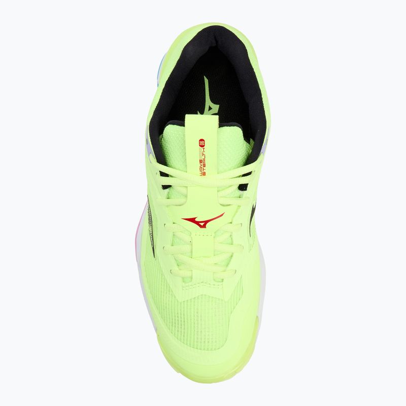 Buty do piłki ręcznej Mizuno Wave Stealth 6 neo lime/black/splish splash 5
