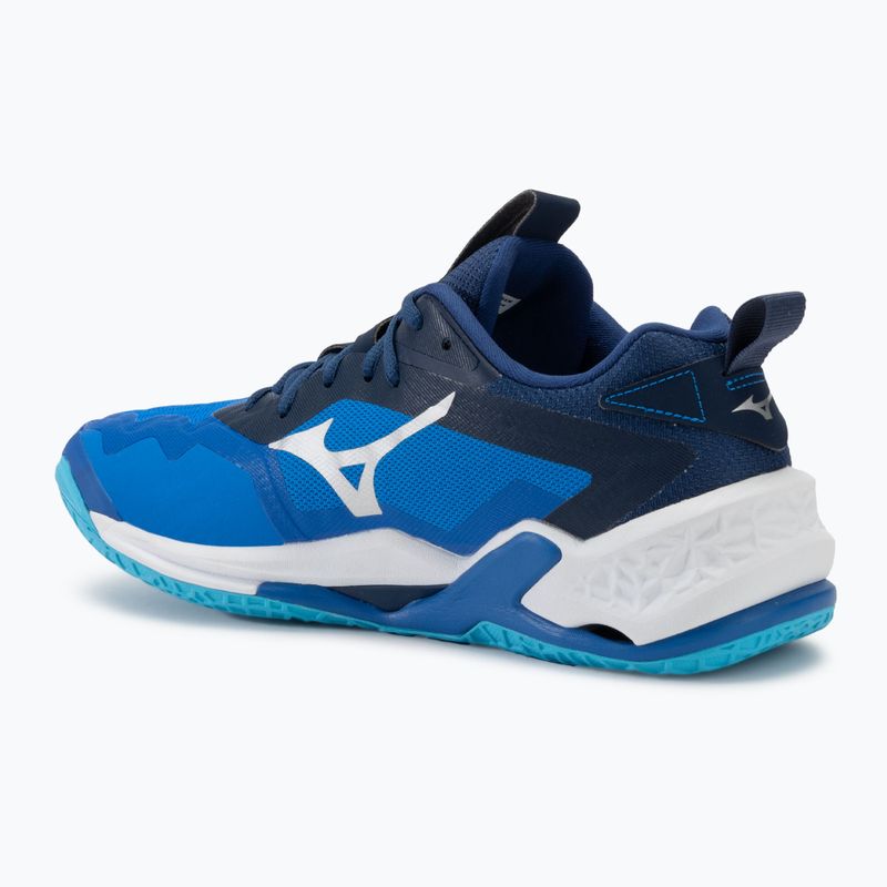 Buty do piłki ręcznej męskie Mizuno Wave Stealth Neo 2 mugen blue/white/estate blue 3