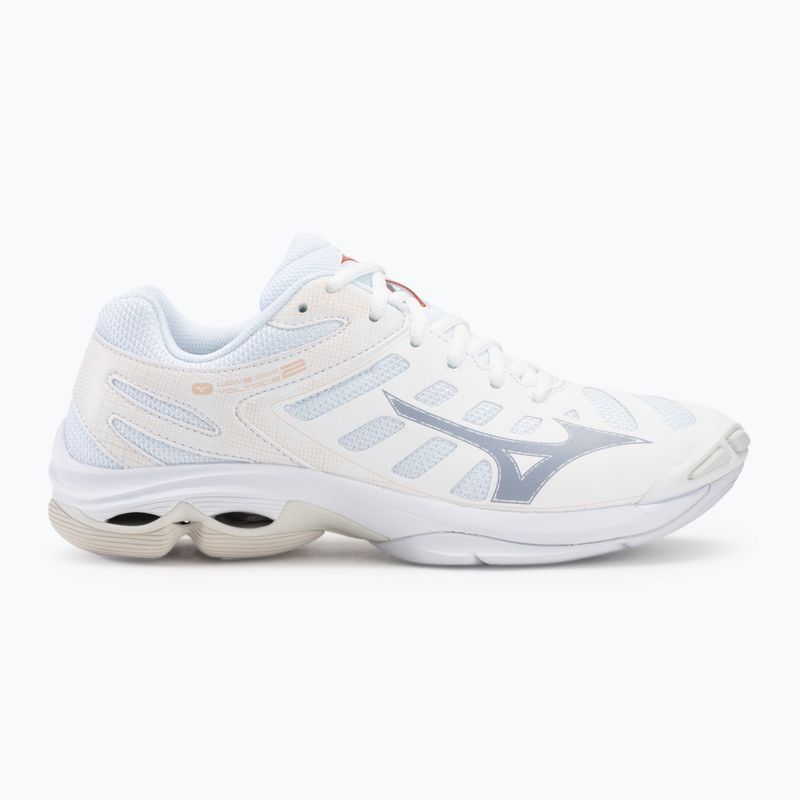 Buty do siatkówki damskie Mizuno Wave Voltage 2 white/aleutian/cloud pink 2