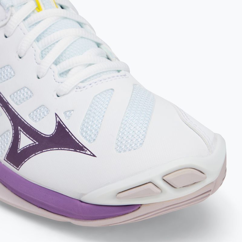 Buty do siatkówki damskie Mizuno Wave Voltage 2 white/patrician purple/quince 7