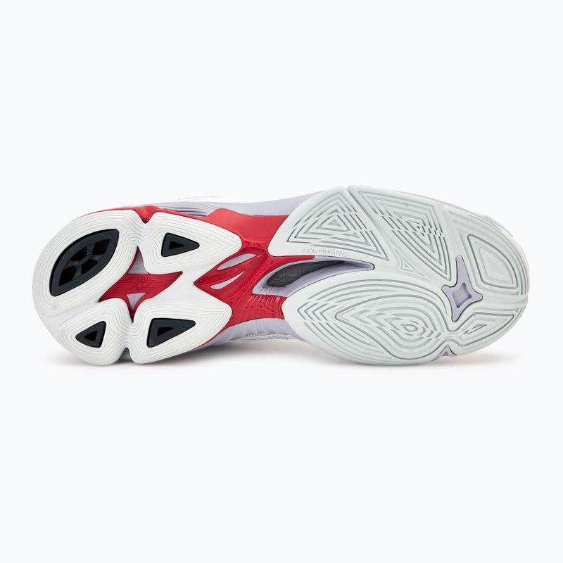 Buty do siatkówki Mizuno Wave Voltage 2 white/salsa/black 4