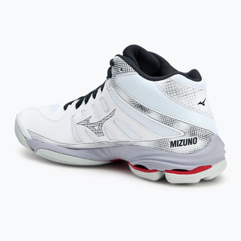 Buty do siatkówki Mizuno Wave Voltage 2 Mid white/salsa/black 3