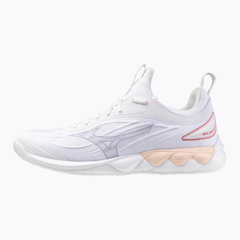 Buty do siatkówki damskie Mizuno Wave Luminous 3 white/aleutian/cloud pink