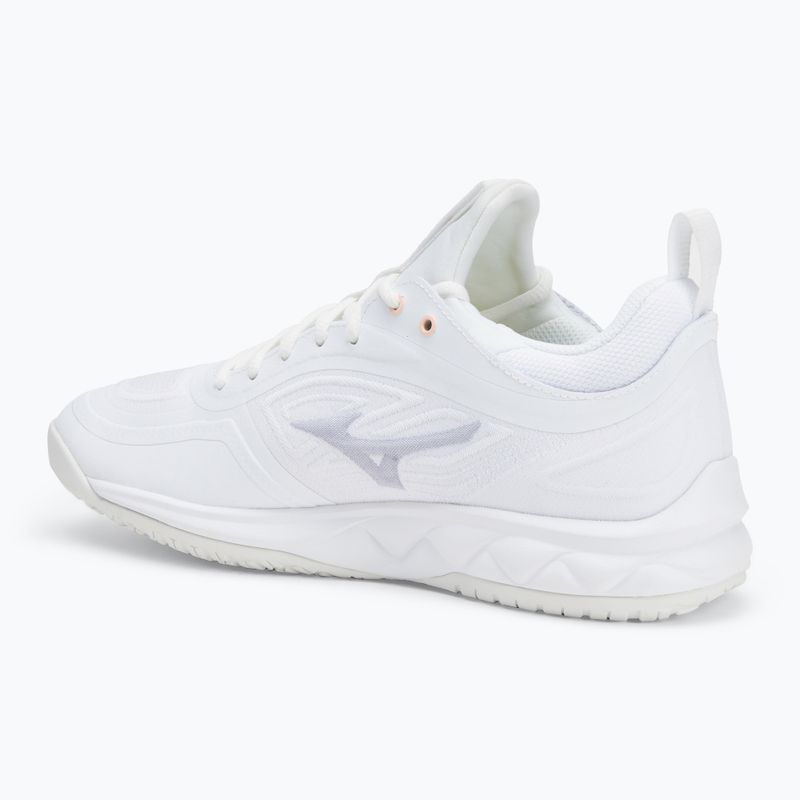 Buty do siatkówki damskie Mizuno Wave Luminous 3 white/aleutian/cloud pink 3