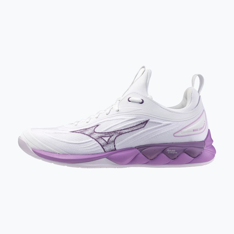 Buty do siatkówki damskie Mizuno Wave Luminous 3 white/patrician purple/quince 8