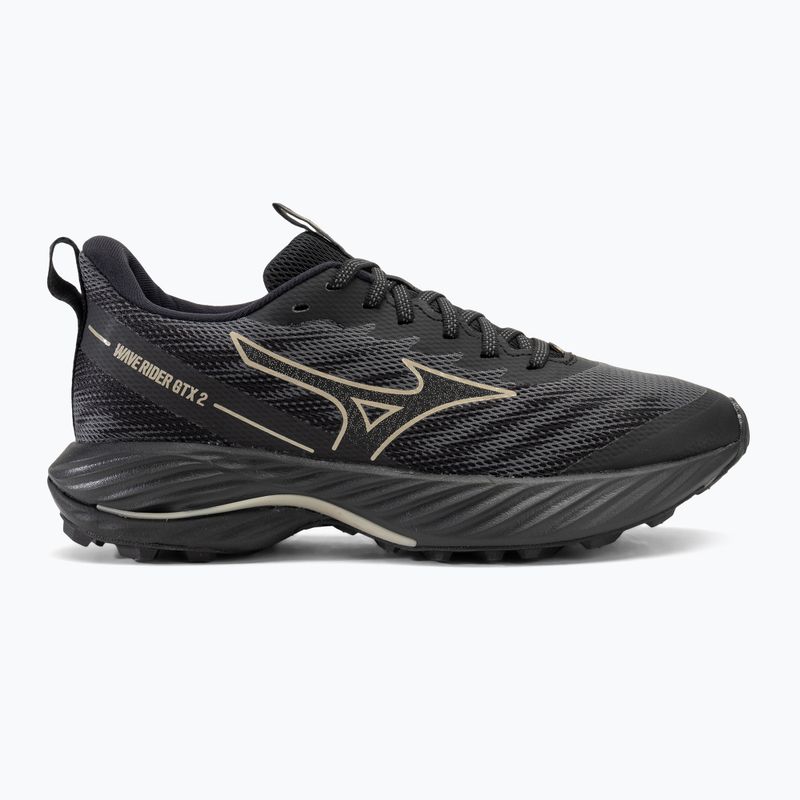 Buty do biegania damskie Mizuno Wave Rider GTX 2 iron gate/ge gold/black 2