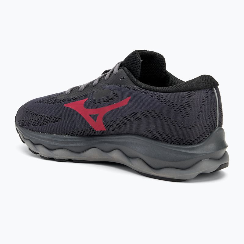 Buty do biegania damskie Mizuno Wave Serene GTX ebony/rumba red/black 3