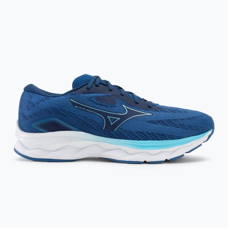 Buty do biegania męskie Mizuno Wave Serene classic blue/mercury blue/white 2