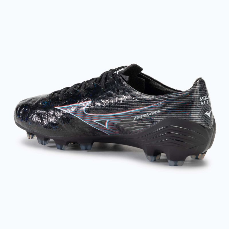 Buty piłkarskie męskie Mizuno α Pro FG black/ignition red/801 c 3