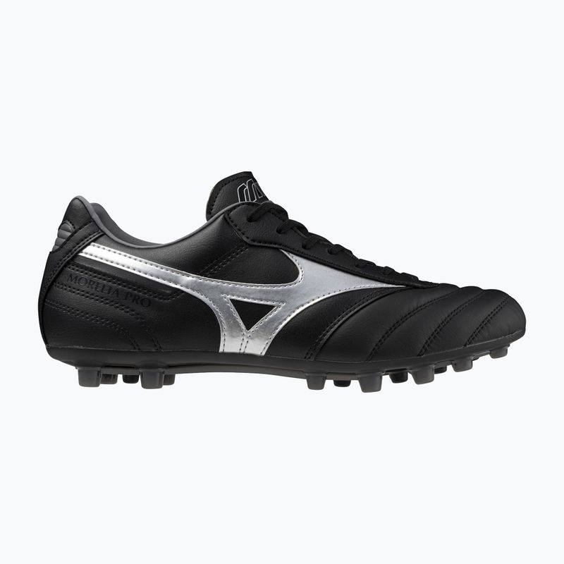 Buty piłkarskie męskie Mizuno Morelia II Pro AG black/galaxy silver/dark shadow 8