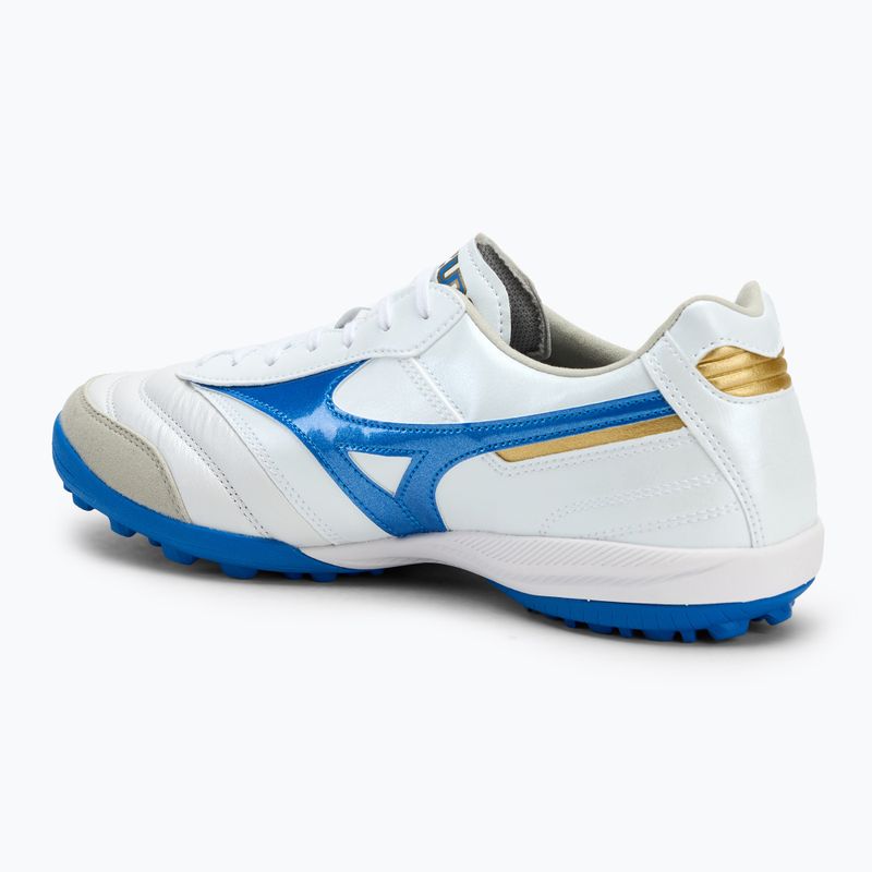 Buty piłkarskie Mizuno Morelia Sala Elite TF white/laser blue/gold 3